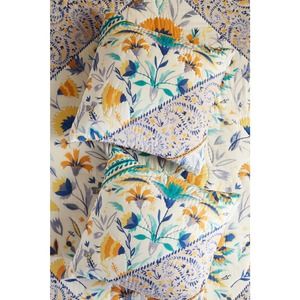 EUC Anthropologie Elspeth Boho Artesian Euro Pillow Shams (2) Ret $86 Each!